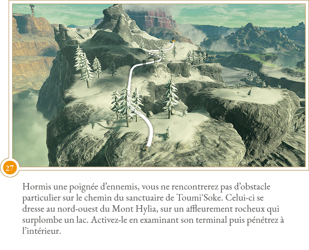Hormis une poignée d ennemis, vous ne rencontrerez pas d obstacle particulier sur le chemin du sanctuaire de Toumi'So   