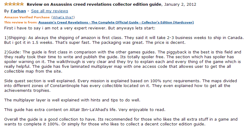 Assassin's creed revelations : the complete official guide : Price