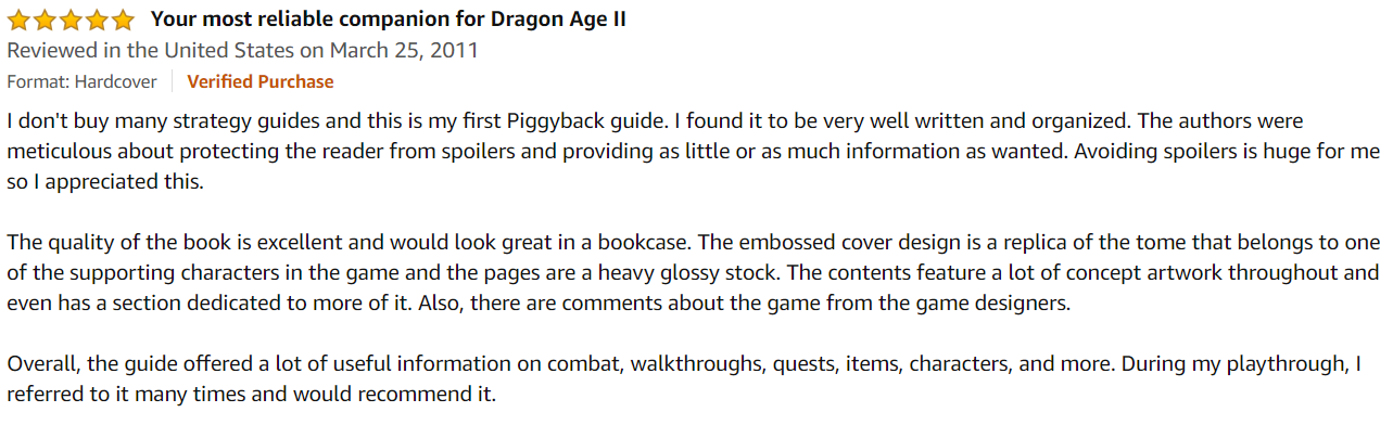 Dragon Age II: The Complete Official Guide by Piggyback